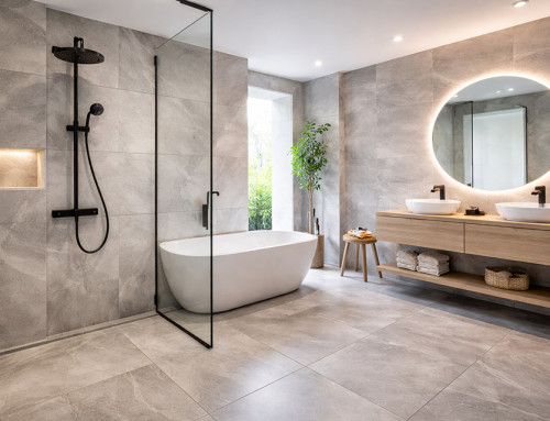 Großformatfliesen – moderne Eleganz für Bad & Wohnraum